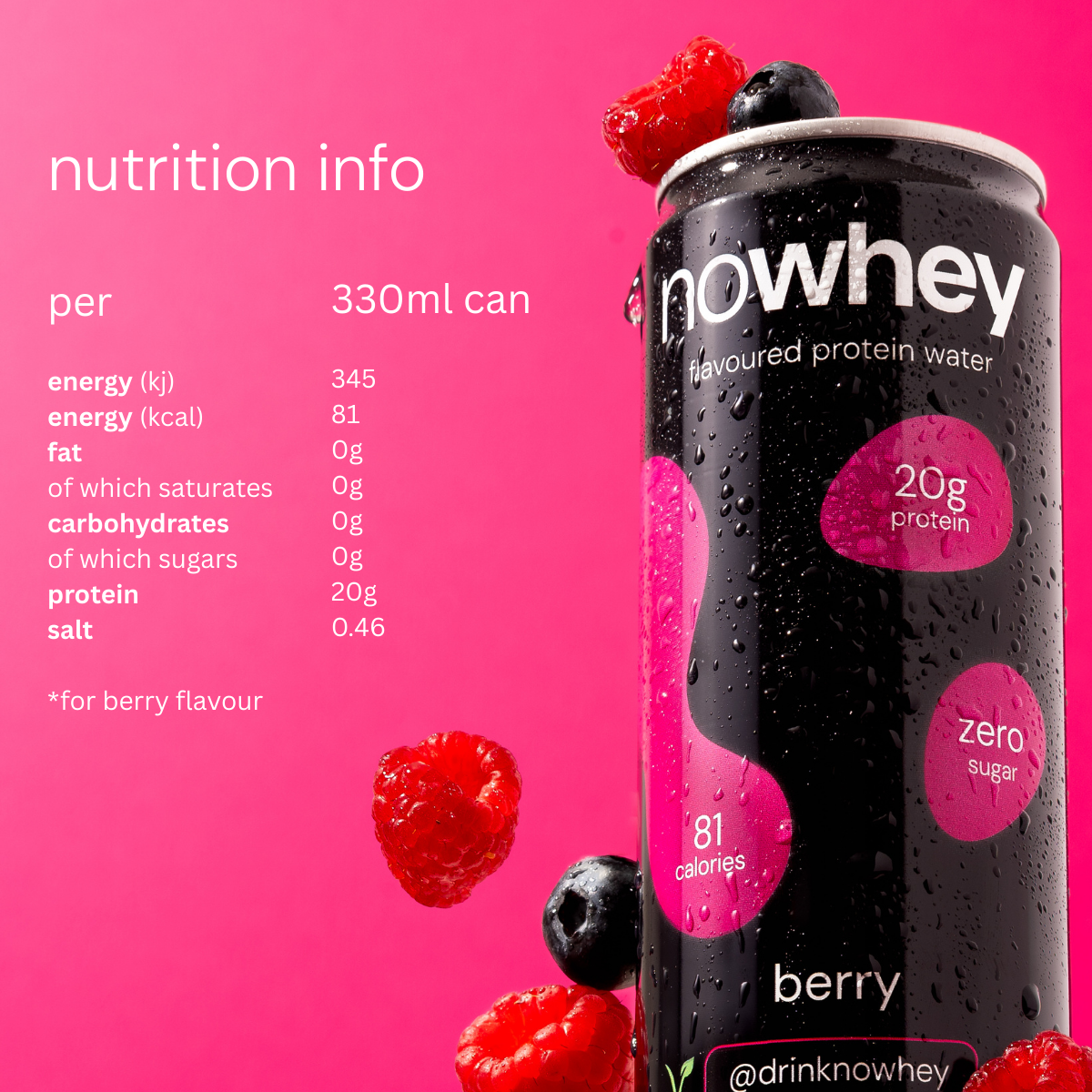 nowhey mixed bundle - 24 x 330ml