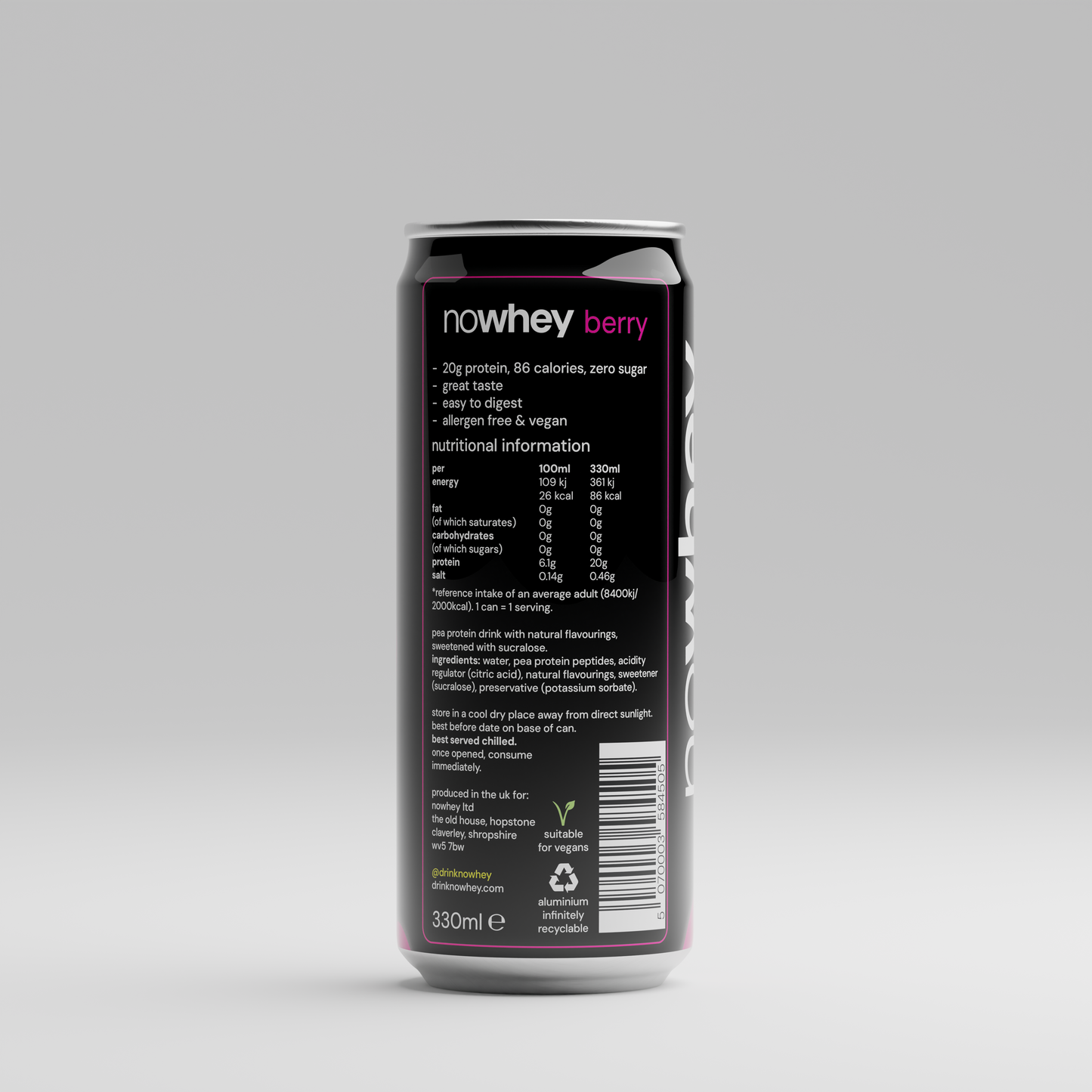 nowhey berry - 12 x 330ml