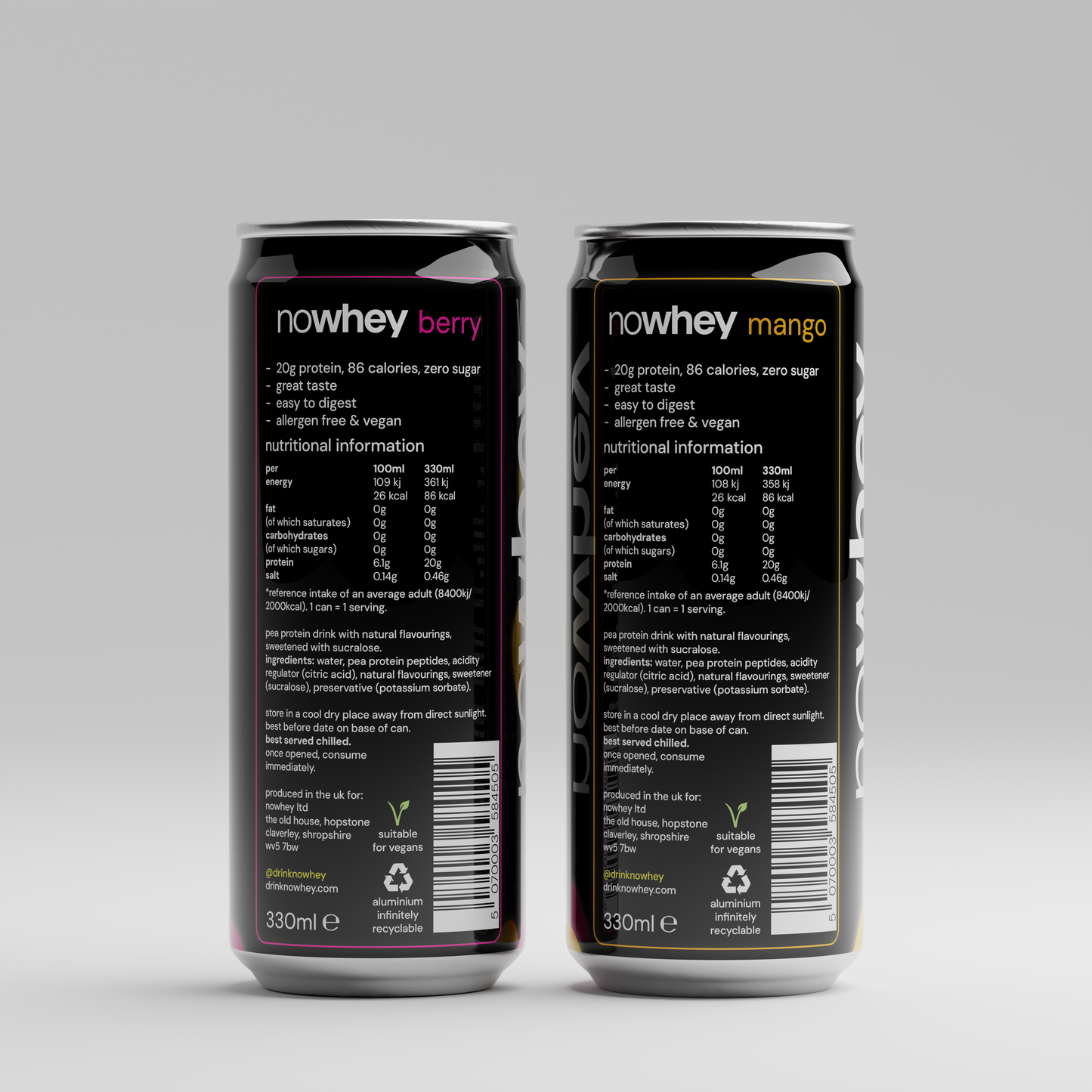 nowhey mixed bundle - 24 x 330ml